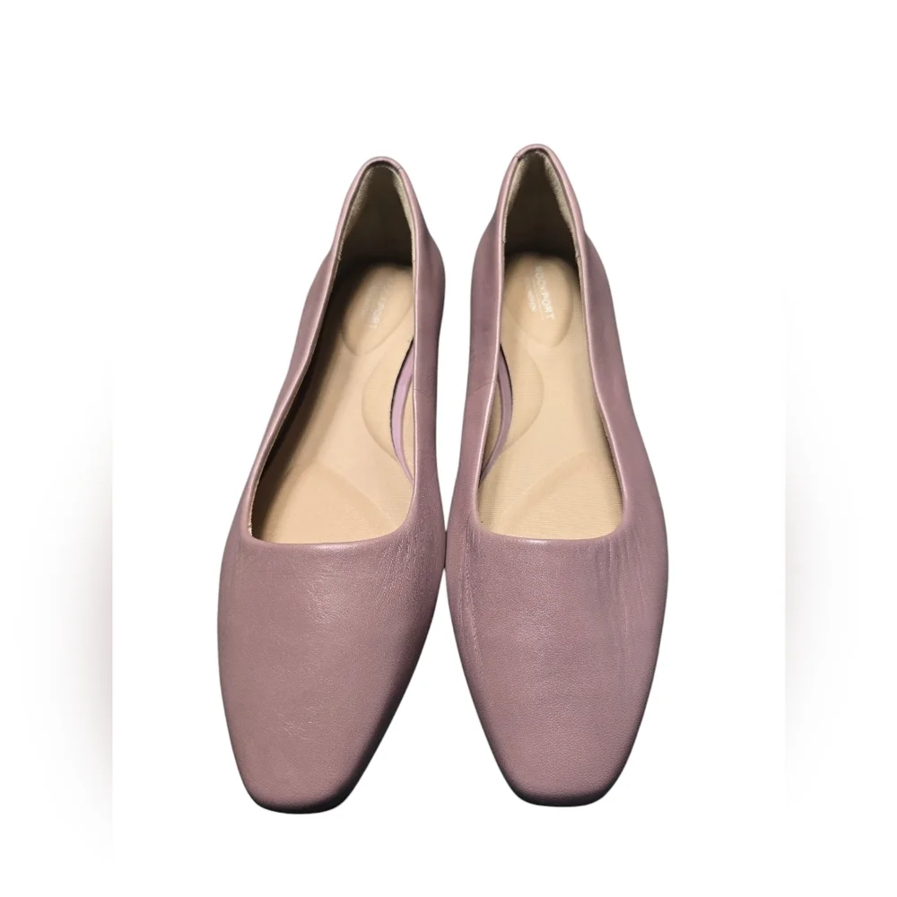 Rockport Womens Total Motion Laylani Purple Slate Flats Sz. 7